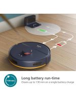 Philips Robot Vacuum - Long battery run-time - +130 minutes - Cleans up to 130 min on a single battery charge