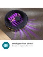 Philips Robot Vacuum XU2000.7 – Strong suction power for picking up large dirt, like crumbs, and everyday debris.