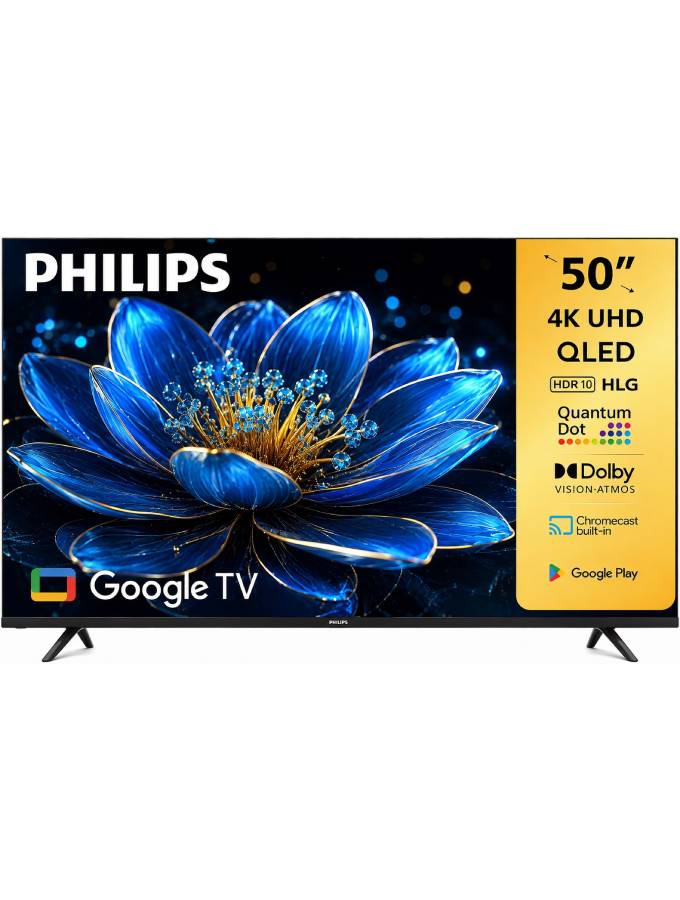 PQT853056-50.jpg Philips 50' 4K UHD QLED Google TV 50PQT8530/56 - Image 1